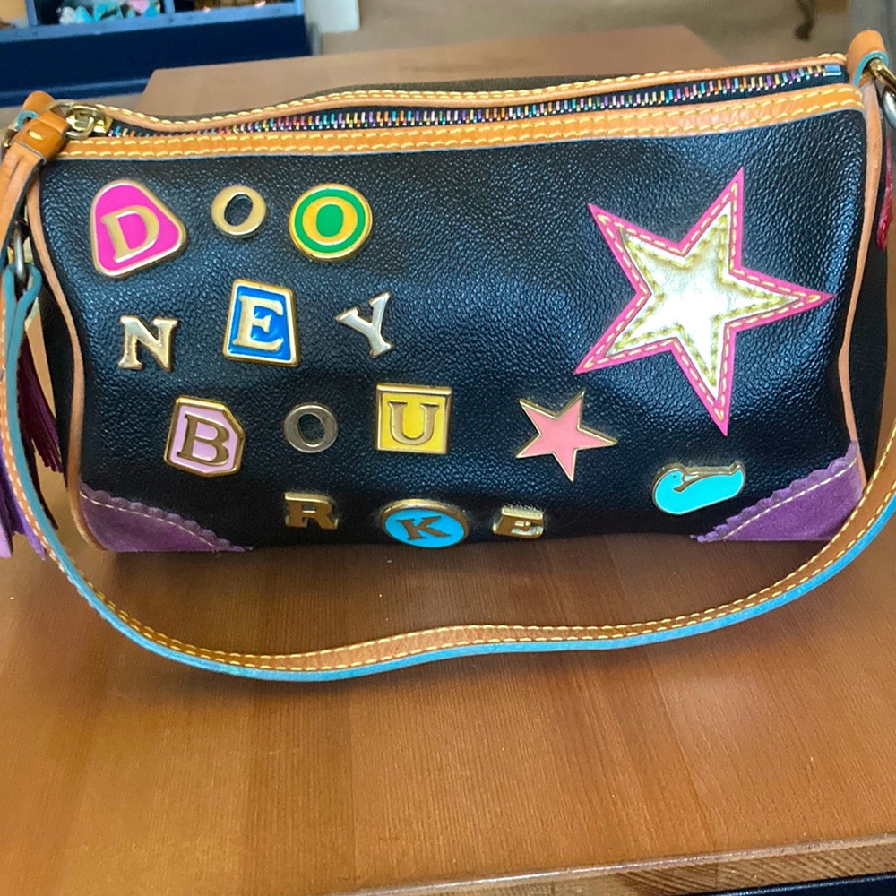 Dooney and Bourke Black Pebble Leather Bag